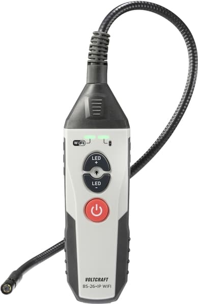 VOLTCRAFT BS-26+IP WiFi endoskopsonde Ø: 9 mm sondelængde: 1 m