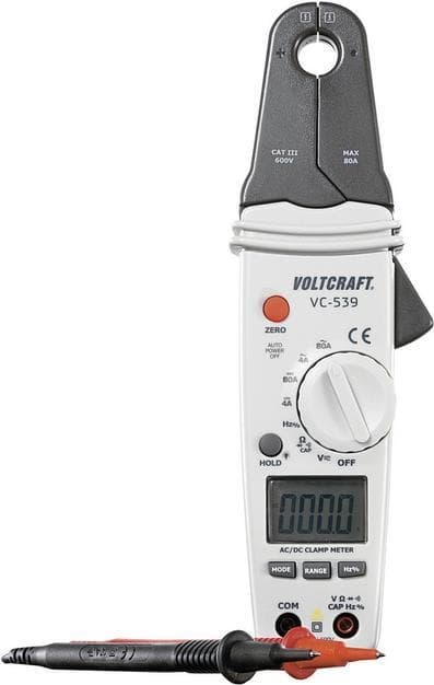 VOLTCRAFT strømklemme CAT III 600 V skærm (tæller): 4000 (VC-12875890)