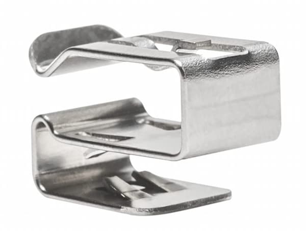 Hellermann Tyton 151-01699. Produktfarve: Metallisk, Materiale: Rustfrit stål. Bredde: 9,5 mm (151-01699)