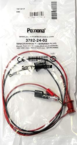 Pomona Electronics 3782-24-02 testprobe sæt rød, sort 1 sæt (1923384)