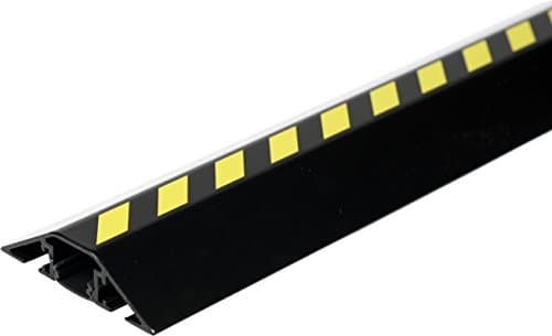 Kabelbro aluminium sort/gul 2m (47765)