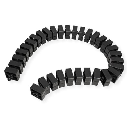 Bachmann KABELSLANGE Quadro - Fleksibel kabellinje - 1 m - Sort