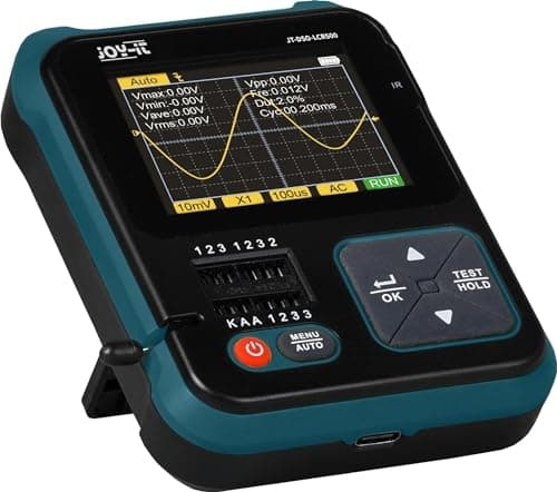 Joy-it DSO-LCR500 oscilloskop, signalgenerator 1kHz - 100kHz trekant, puls, kvadrat, sinus