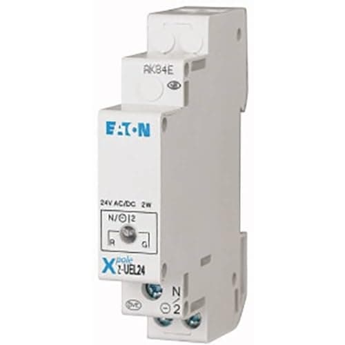 Eaton indikatorlys, enkelt lys, 24AC/DC, rød/grøn Y7-284924 (Y7-284924)
