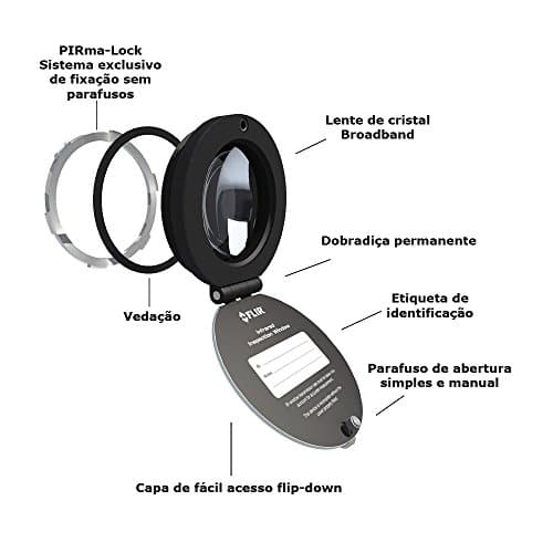 FLIR IRW-2C IR-inspektionsfönster (19250-100)