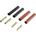 Miniatyrbild 1 av 3: Reely 1373188 batterikontakt 2 mm guldpläterad 2 par