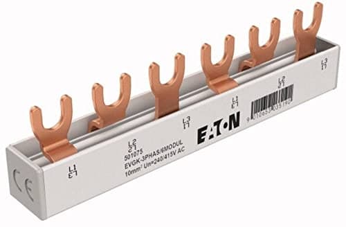 Eaton forgaffelskinne 3-faset EVGK-3PHAS/6MODUL (EP-501075)