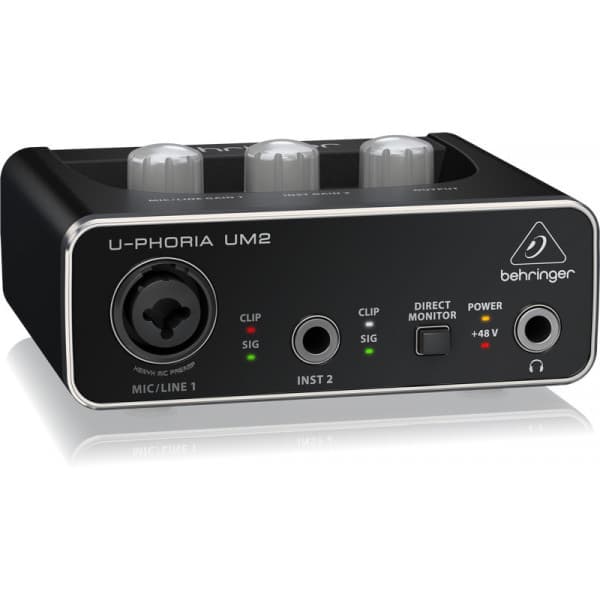 Behringer U-Phoria UM2 ljudkort till USB-porten