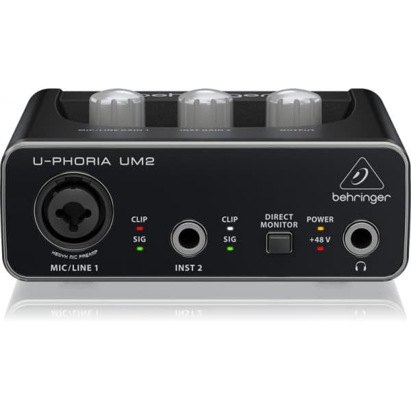 Behringer U-Phoria UM2 ljudkort till USB-porten