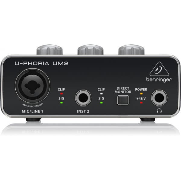 Behringer U-Phoria UM2 ljudkort till USB-porten