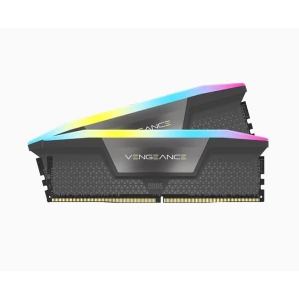 RAM-minne - Corsair - Revenge RGB DDR5 - 32GB 2x16gb DIMM - 5600 MHz - 1,25V - Grå (CMH32GX5M2B5600Z36K)