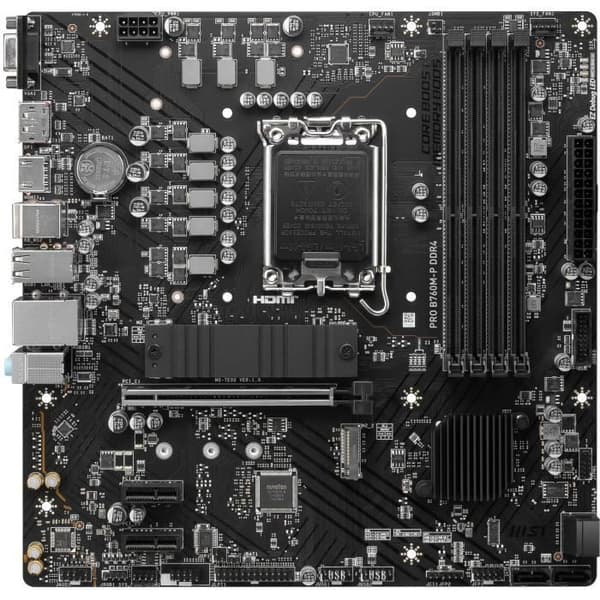 Bundkort - MSI - PRO B760M-P DDR4