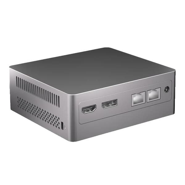 Mini PC Alder Lake, Windows 11 -tuki, kaksi RJ45 LAN -porttia, 16G + 512GB, EU