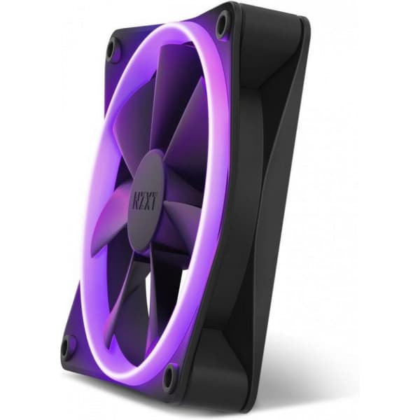 NZXT F120 RGB PWM-fläkt, 120 mm, svart