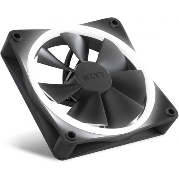 NZXT F120 RGB PWM-fläkt, 120 mm, svart