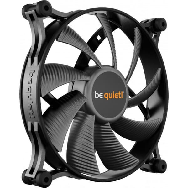 be quiet! Shadow Wings 2 PWM-fläkt, 140 mm, svart Svart