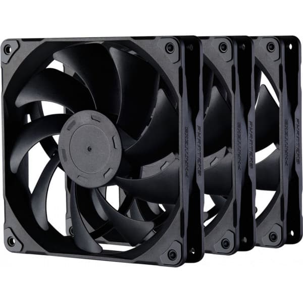 Phanteks M25-140 PWM -tuuletin, 140 mm, 3 kpl musta