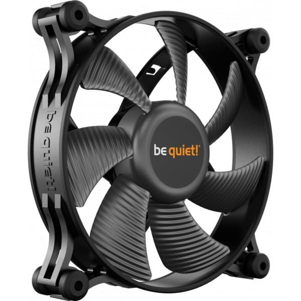 be quiet! Shadow Wings 2 PWM-fläkt, 120 mm, svart Svart