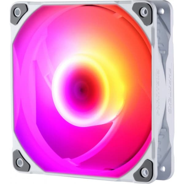 Phanteks M25-120 D-RGB PWM -ventilator, hvid, 120 mm
