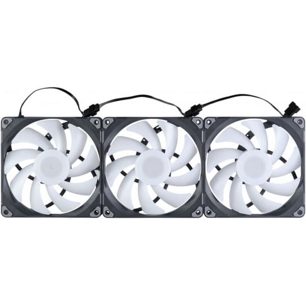Phanteks M25-140 D-RGB PWM -ventilator, sort, 140 mm, 3 stk.