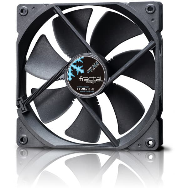 Fractal Design Dynamic X2 GP-14 140 mm ventilator, sort Sort