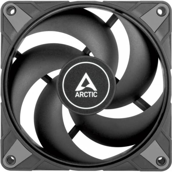 Arctic P12 Max ventilator, 120 mm, sort Sort