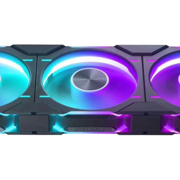 Phanteks D30-120 D-RGB PWM -tuuletin, musta, 120 mm, 3 kpl