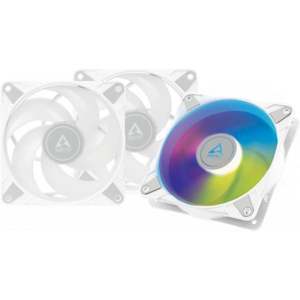 Arctic P12 PWM PST A-RGB 0dB ventilatorpakke, 120 mm, hvid, 3-pack Hvid