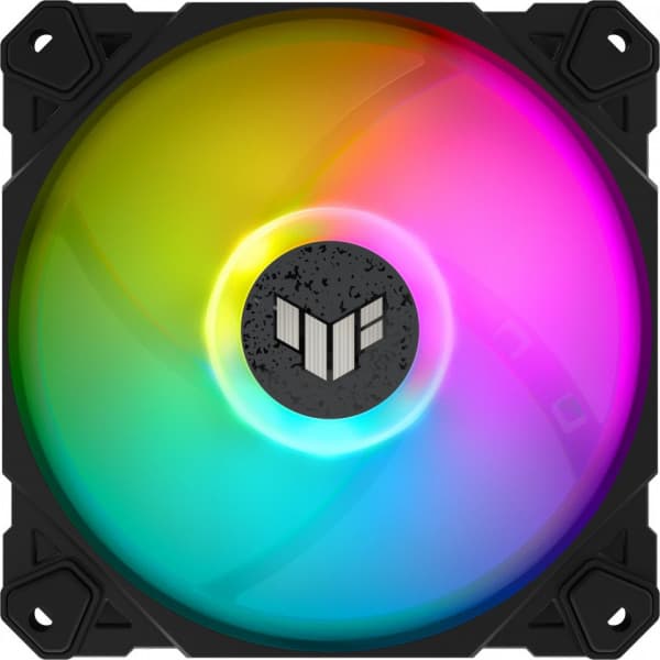 Asus TUF Gaming TF 120 ARGB PWM fläkt, 120 mm Svart