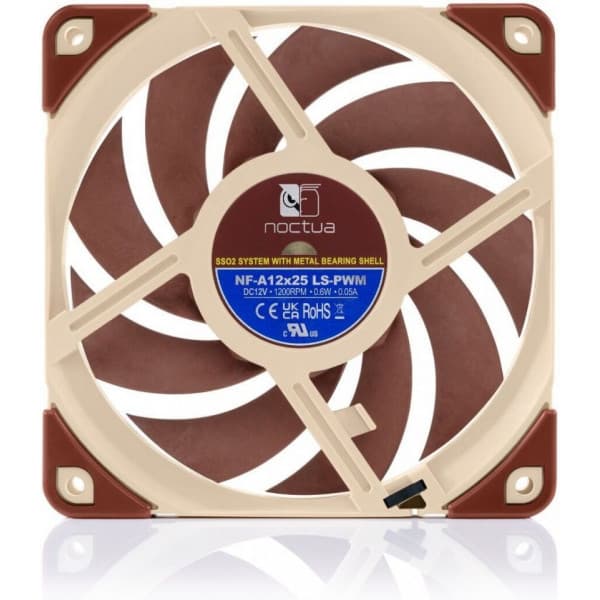 Noctua NF-A12x25 LS-PWM -ventilator, 120 mm