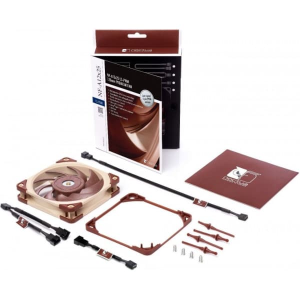Noctua NF-A12x25 LS-PWM -ventilator, 120 mm