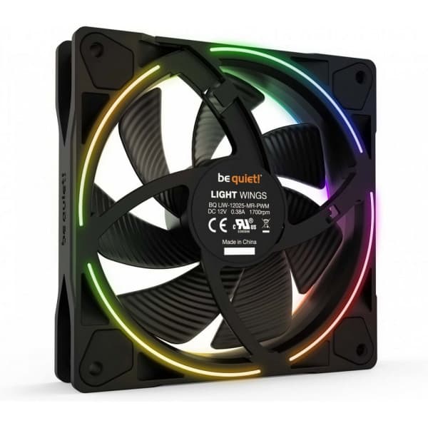 be quiet! Light Wings PWM ventilatorpakke, 120 mm, 3-pak