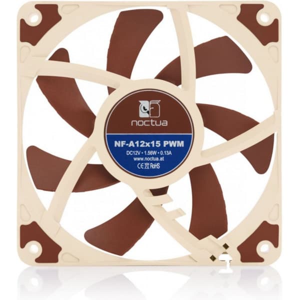 Noctua NF-A12x15 PWM blæser, 120 mm