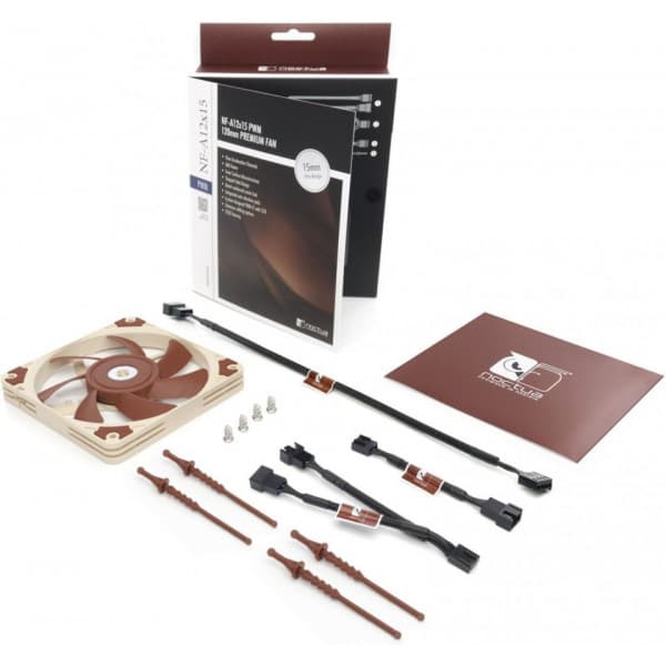 Noctua NF-A12x15 PWM blæser, 120 mm