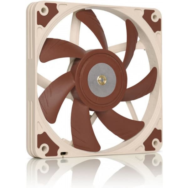 Noctua NF-A12x15 PWM blæser, 120 mm Beige, Brun