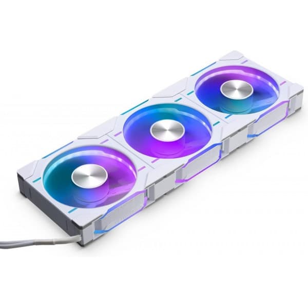 Phanteks D30-120 Reversed Airflow D-RGB PWM ventilator, hvid, 120 mm, 3 stk. Hvid