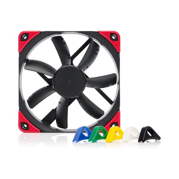 Noctua NF-S12A PWM chromax.blac.swap -chassifläkt, 120 mm Svart