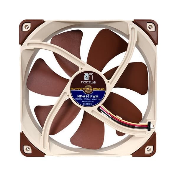Noctua NF-A14 PWM -kotelotuuletin, 140 mm