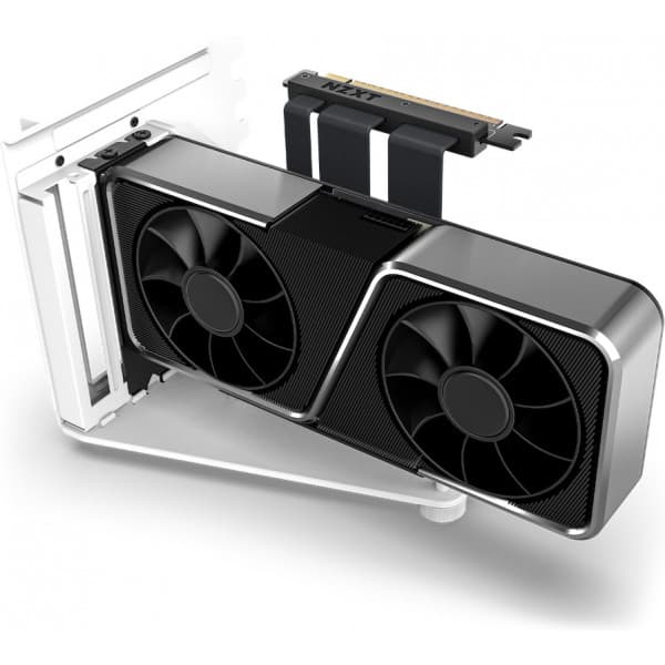 NZXT Vertikal GPU-monteringskit - monteringsram för grafikkort, vit