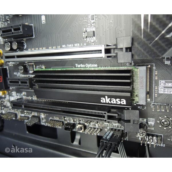 Akasa M.2 SSD heatsink - jäähdytyssiili M.2 kortille
