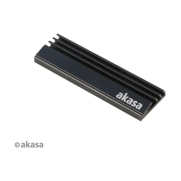 Akasa M.2 SSD heatsink - jäähdytyssiili M.2 kortille musta