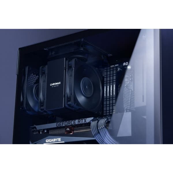 Noctua NA-HC8 chromax.black -kyllelementets kåpa, svart