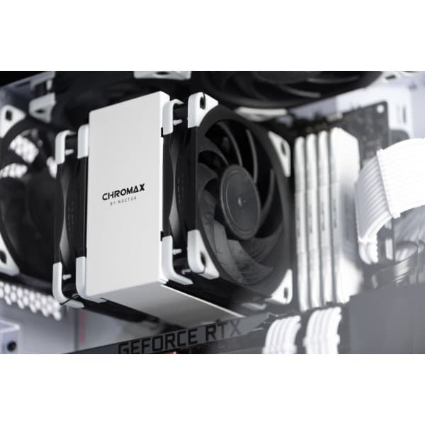 Noctua NA-HC8 chromax.white -kylarelementsskydd, vit