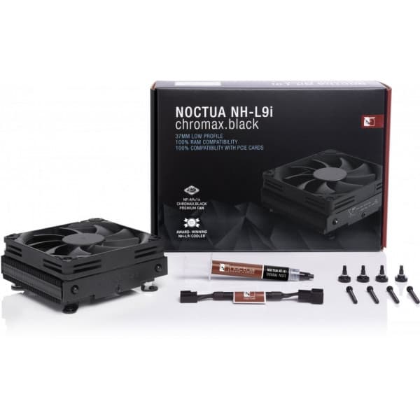 Noctua NH-L9i chromax.black -matalaprofiilinen prosessorijäähdytin