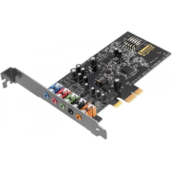 Creative Sound Blaster Audigy FX ljudkort till PCIe-gränssnittet