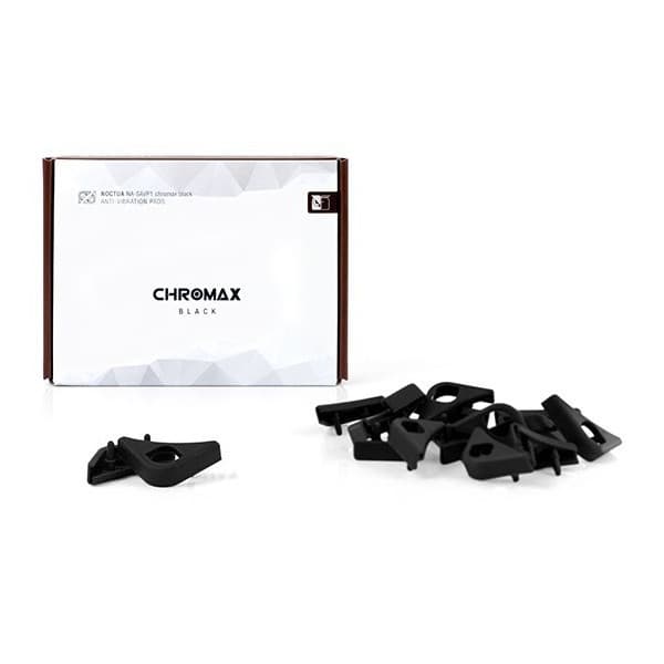 Noctua NA-SAVP1 Chromax Anti Vibrations Pads - dæmpningssæt til ventilatorer, sort