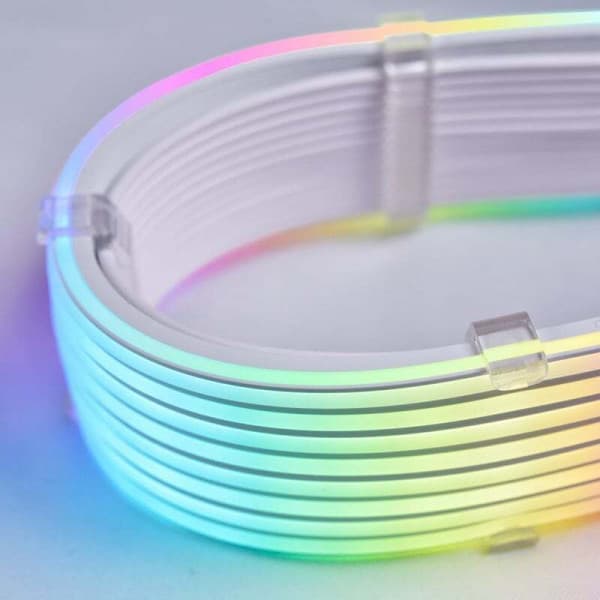 Lian Li Strimer Plus V2 12VHPWR, 12+4 pin to 12+4 pin -RGB-valaistu virtakaapeli