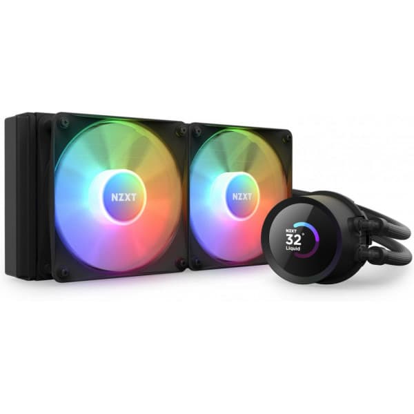 NZXT Kraken 240 RGB -vätskekylningssystem, svart Svart
