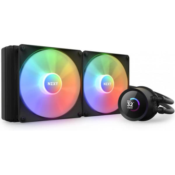 NZXT Kraken 280 RGB -nestejäähdytysjärjestelmä, musta musta