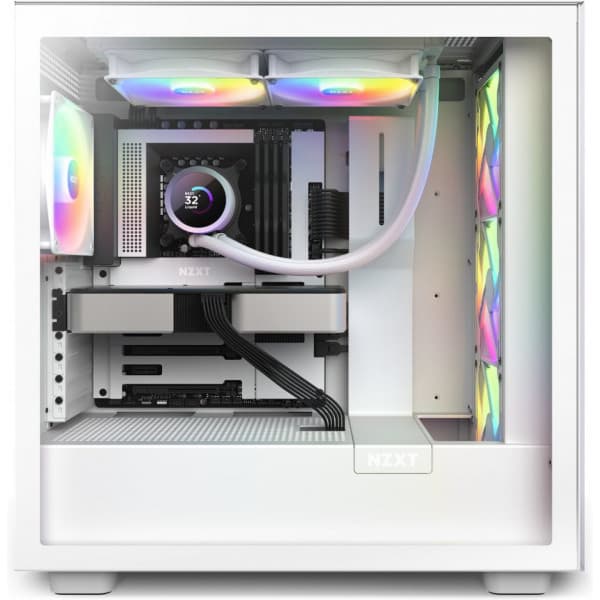 NZXT Kraken 280 RGB -vandkølingssystem, hvid